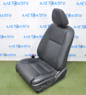 Водійське сидіння Lexus ES300h ES350 13-18 з airbag,електро,підігрів,вент,шкіра черн,тип 2