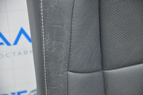 Задній ряд сидінь 2 ряд Lexus ES300h ES350 13-18 з airbag, шкіра чорна, протерта шкіра