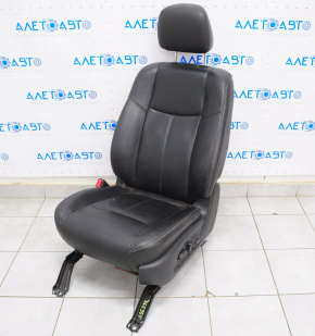 Водійське сидіння Nissan Pathfinder 13-20 з airbag, елект, шкіра чорна