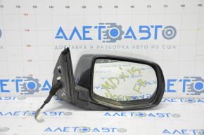 Зеркало боковое правое Acura MDX 14-16 14 пинов, затемнение, поворотник, графит G537M