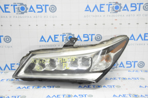 Фара передняя левая голая Acura MDX 14-16 дорест, LED