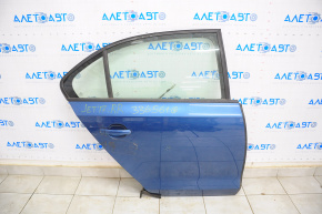 Двері в зборі зад прав VW Jetta 11-18 USA синій LD5L, тичка
