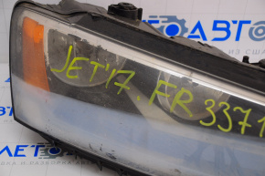 Фара передняя правая VW Jetta 11-16 голая USA галоген, топляк