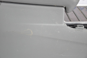 Консоль центральная подлокотник Acura MDX 14-16 дорест кожа серая, потерта