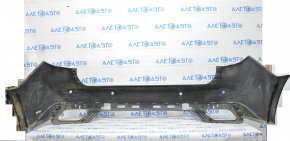 Бампер задний голый Acura MDX 14-16 дорест графит G537M под парктроники, слом креп