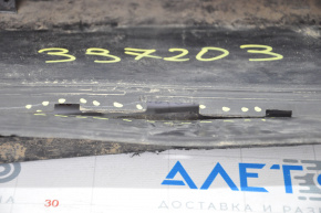 Губа переднего бампера Acura MDX 14-16 дорест, структура, с накладкой, трещины, слом креп