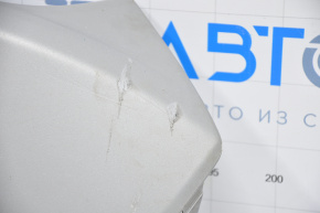 Накладка губы переднего бампера Ford Escape MK3 17-19 рест серебро, царапины