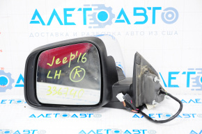 Зеркало боковое левое Jeep Grand Cherokee WK2 11-21 7+6 пин, автозатемнение, подогрев, поворотник, хром