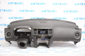 Торпедо передняя панель без AIRBAG Nissan Pathfinder 13-20 черн, BOSE, царапины
