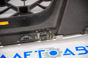 Грати радіатора grill Nissan Pathfinder 13-16 дорест, без камери, зламані кріплення, пісок