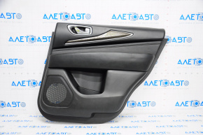 Обшивка двери карточка задняя правая Infiniti JX35 QX60 13- черн, царапины