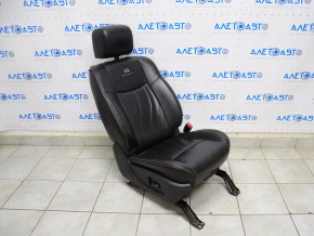 Пасажирське сидіння Infiniti JX35 QX60 13- з airbag, електро, підголів з монітор, шкіра чорна