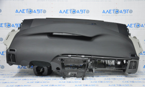 Торпедо передняя панель с AIRBAG Toyota Prius 30 10-15 темно-серая