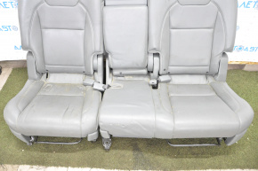 Задній ряд сидінь 2 ряд Acura MDX 14-16 шкіра сіра, під хімчистку