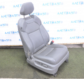 Пасажирське сидіння Acura MDX 16-20 з airbag, електро, шкіра сірка, подряпини