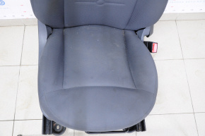 Пасажирське сидіння Fiat 500 12-19 з airbag, механіч, шкір-ганчірка чорно-сіре, під чищення