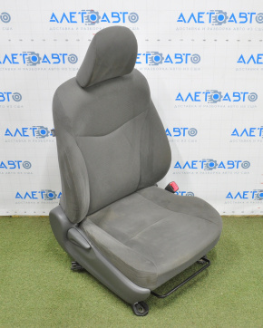 Пассажирское сидение Toyota Prius 30 10-15 без airbag, механич, велюр темно-серый