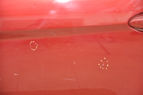 Дверь в сборе задняя левая Ford Fiesta 11-19 4d красный RR тычки
