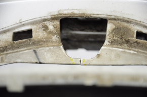 Бампер передний голый Toyota Avalon 13-15 дорест, белый 070, трещина в креп