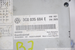Магнитофон радио дисплей VW Passat b7 12-15 USA 8 кнопок