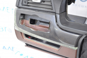 Торпедо передняя панель с AIRBAG BMW 5 F10 11-16 черн под проекц ночн вид полез хром, краска, ржав пиропатрон, горела