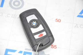 Ключ BMW 5 F10 11-17 4 кнопки, поліз хром