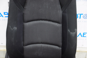 Пасажирське сидіння Mazda 3 14-16 BM дорест, без airbag, хутро, ганчірка чорно, під хімчистку