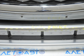 Бампер передний в сборе Infiniti QX30 17- AWD без парктроников, с ПТФ, слом креп,царапины