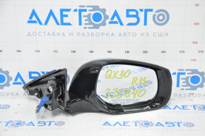Зеркало боковое правое Infiniti QX30 17- 15 пинов, поворотник, черное