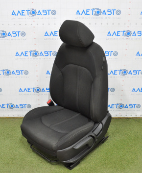 Водійське сидіння Kia Optima 16- без airbag, механіч, ганчірка чорне, прожене