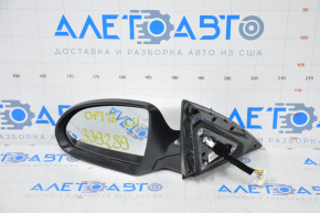 Зеркало боковое левое Kia Optima 16- 5 пинов, поворотник, белое, царапины