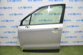 Дверь голая передняя левая Subaru Forester 14-18 SJ серебро G1U, вмятины, тычки