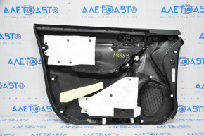 Обшивка двери карточка передняя правая Subaru Forester 14-18 SJ тряпка черн, царапины
