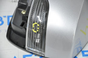Зеркало боковое левое Subaru Forester 14-18 SJ 11 пинов, поворотник, подогрев, серебро, не ориг