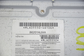 Магнітофон радіо дисплей Subaru Outback 15-19 Fujitsu