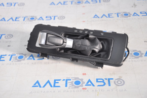 Ручка КПП с накладкой шифтера Ford Escape MK3 17-19 кожа черная