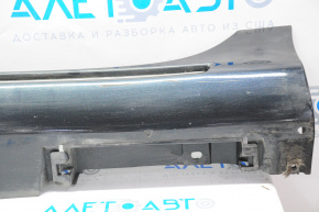 Поріг лівий Toyota Camry v50 12-14 usa LE XLE з хромом синій 1H2, надлом, подряпини