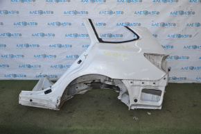 Четверть крыло задняя левая Subaru Outback 15-19 белая, примята, вмятинки