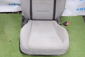 Пассажирское сидение Chevrolet Camaro 16- без airbag, электро, тряпка, серое, под химчистку