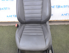 Водійське сидіння Ford Escape MK3 13-19 з airbag, електро, шкіра чорна