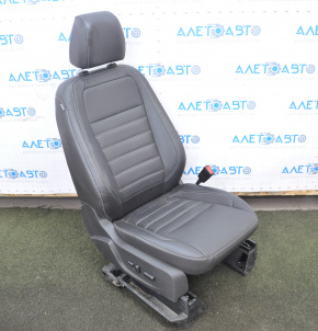 Пассажирское сидение Ford Escape MK3 13-19 с airbag, электро, кожа черн