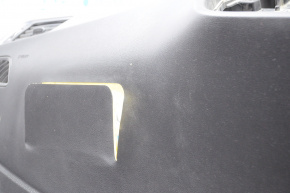 Торпедо передняя панель без AIRBAG Hyundai Sonata 15-17 черная, стрельнувшая, под чистку