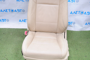 Сидіння водія Lexus ES300h ES350 13-18 без airbag, електро, шкіра беж, потерта