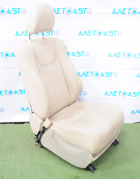 Сидіння водія Lexus RX350 RX450h 10-15 без airbag, електро, шкіра беж, потерте