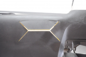 Торпедо передняя панель без AIRBAG Lexus RX350 16-22 черная, стрельнувшая