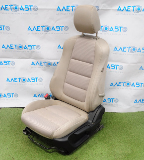 Водійське сидіння Mazda 6 13-15 без airbag, механіч, ганчірка беж