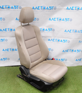 Пасажирське сидіння Mazda 6 13-15 без airbag, механіч, ганчірка беж