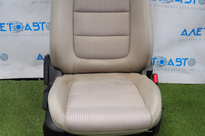 Пасажирське сидіння Mazda 6 13-15 без airbag, механіч, ганчірка беж