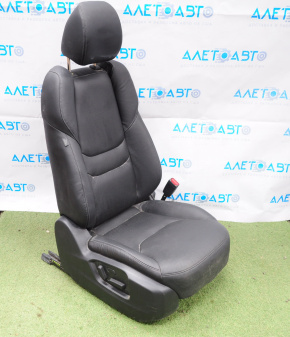 Пасажирське сидіння Mazda CX-9 16- без airbag, електро, шкіра чорн, подряпини