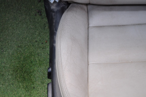 Пассажирское сидение Toyota Avalon 13-18 без airbag, электро, кожа серое, трещины на коже